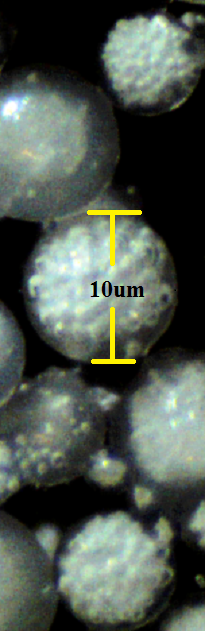 10um microsphere containing nanospheres Copyright, 2016 RMANNCO