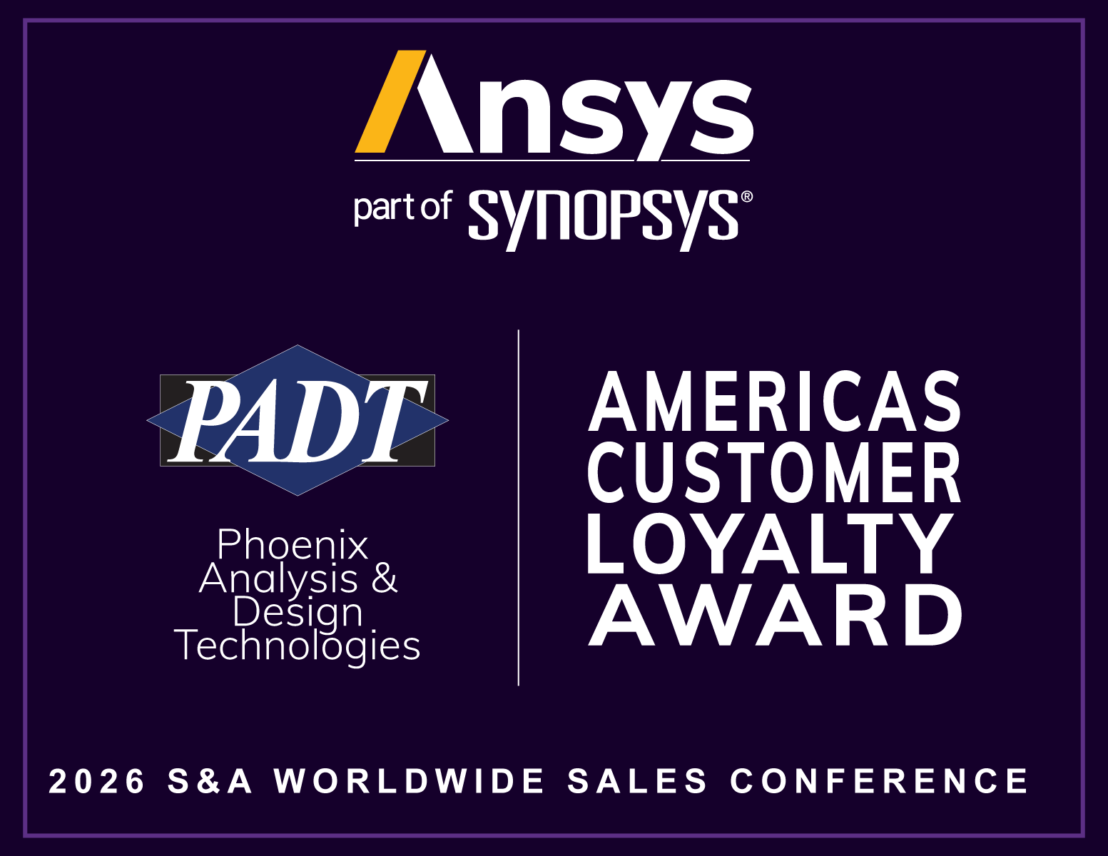 2025 America Customer Loyalty Award to PADT