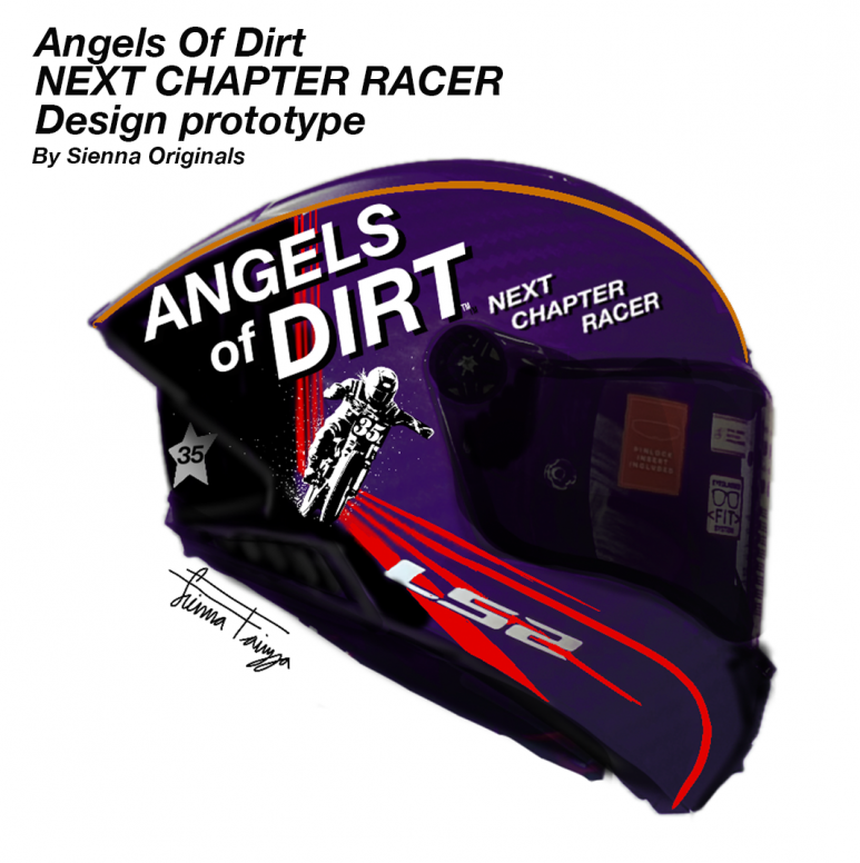 Angels Of Dirt Helmet Prototype