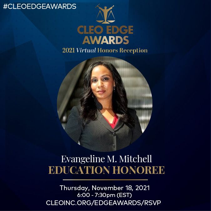 Evangeline M. Mitchell CLEO EDGE Education Honoree