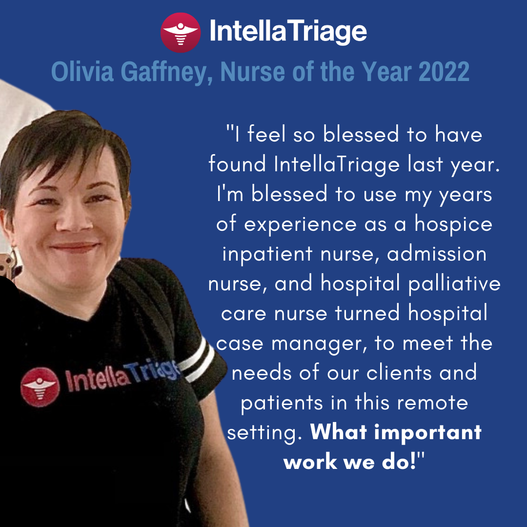 Intellatriage Nurse Of The Year O Gaffney 2023