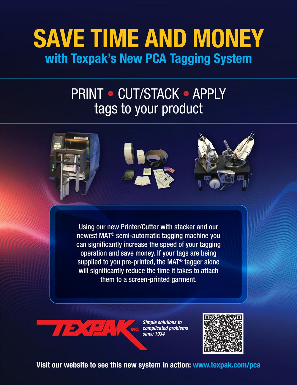 PCA Tagging System from Texpak
