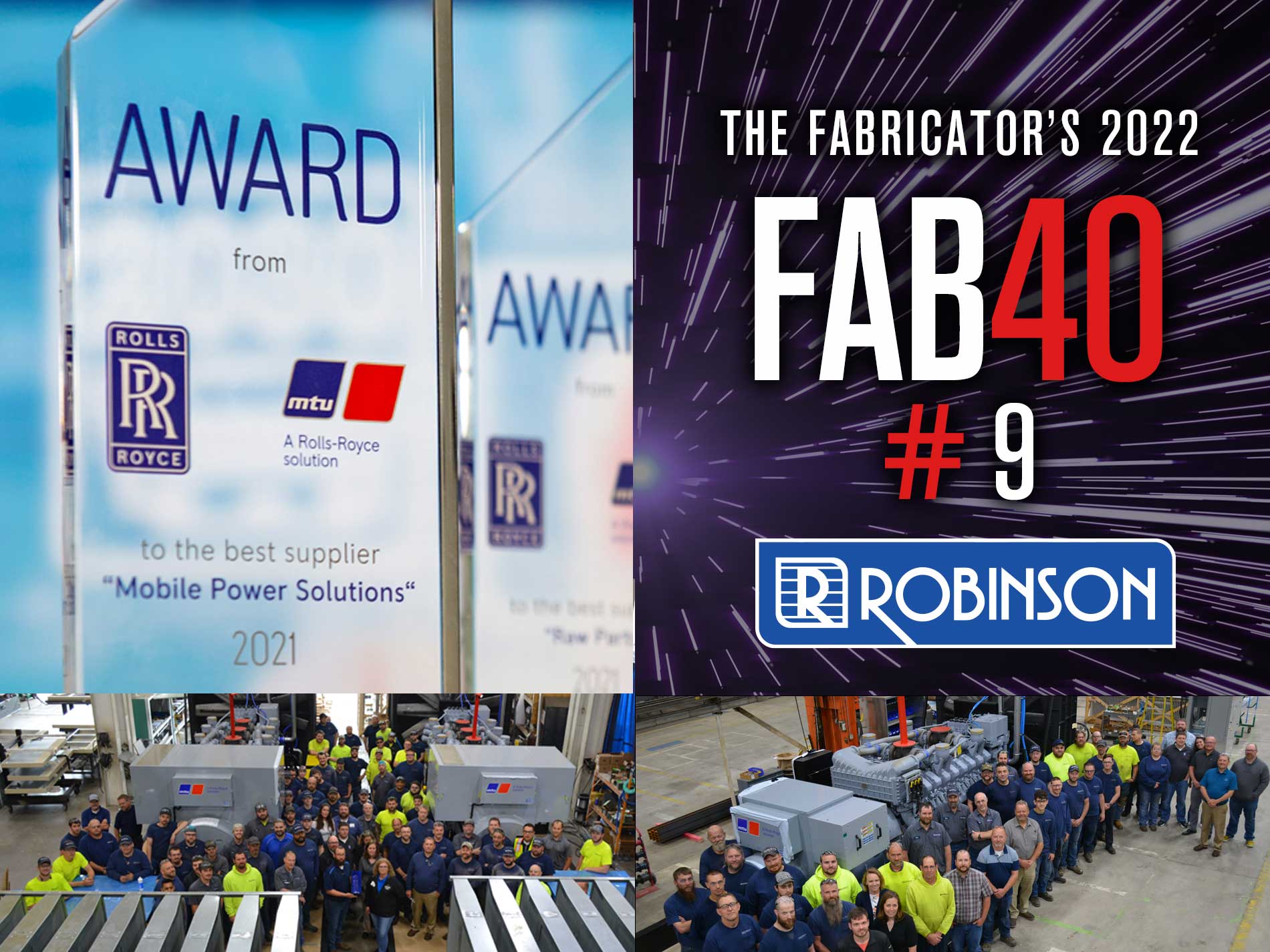 Robinson honored again Rolls-Royce and FAB40